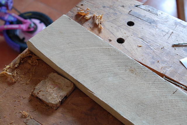 Rough maple board