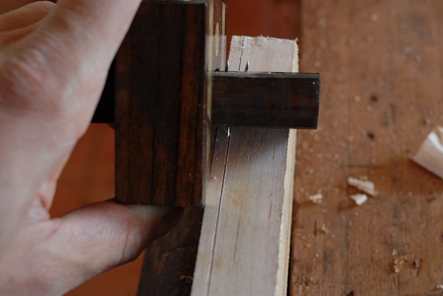 Marking the maple board