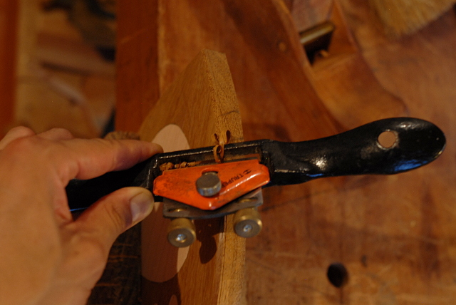 Beveling with a spokeshave